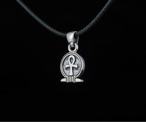 Ankh Amulet Pendant Sterling Silver Egypt Unique Jewelry