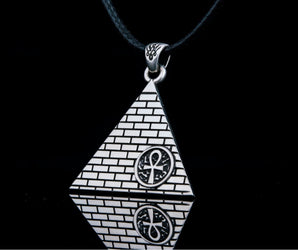 Pendant with Ankh Symbol Sterling Silver Egypt Jewelry