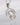 925 Silver Lotus Pendant with Purple Cubic Zirconium Gems, Handmade Egyptian Jewelry - VarVar Jewelry