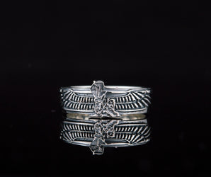 Isida Symbol Ring Sterling Silver Handcrafted Jewelry