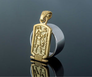 Anubis Pendant Gold Egypt Jewelry