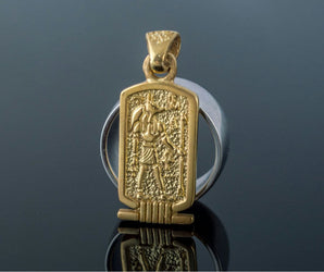 Anubis Pendant Gold Egypt Jewelry