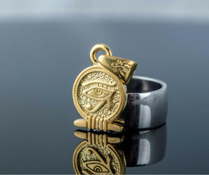 Uajet Amulet Pendant Gold Egypt Unique Jewelry
