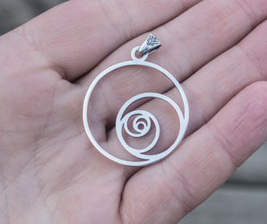 Handmade Geometry Style Pendant Sterling Silver Unique Jewelry