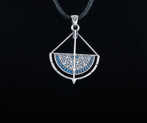 Geometry Pendant Sterling Silver Handmade Jewelry