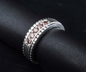 Fashion ring with Cubic Zirconia Sterling SIlver Jewelry
