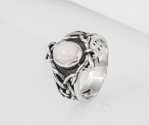 Handmade Ring with Gem Sterling Silver Jewelry