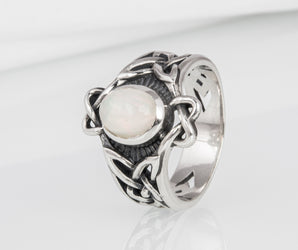 Handmade Ring with Gem Sterling Silver Jewelry