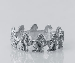 Lion Ring 925 Silver