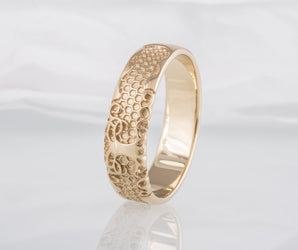 14K Gold Yggdrasil Symbol Ring Viking Jewelry