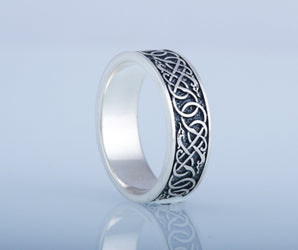 Urnes Ornament Ring Sterling Silver Handcrafted Jewelry