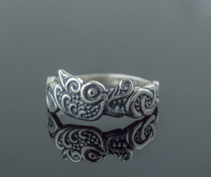Fenrir Ring Handmade Sterling SilverUnique Norse Jewelry