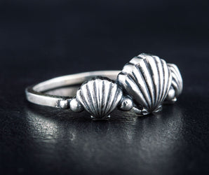 Shell ring Sterling Silver Handmade Jewelry