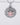 925 Silver Meander Pendant with Gem, Handmade Greek Jewelry - VarVar Jewelry
