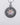 925 Silver Meander Pendant with Gem, Handmade Greek Jewelry - VarVar Jewelry