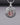 925 Silver Meander Pendant with Gem, Handmade Greek Jewelry - VarVar Jewelry