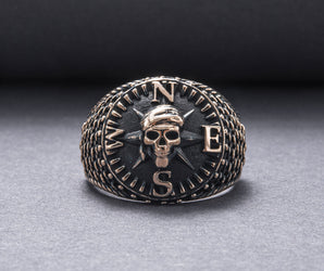 The Skull Bronze Handmade Unique Jewelry