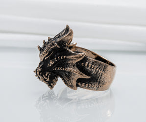 Dragon Ring Bronze Handmade Jewelry